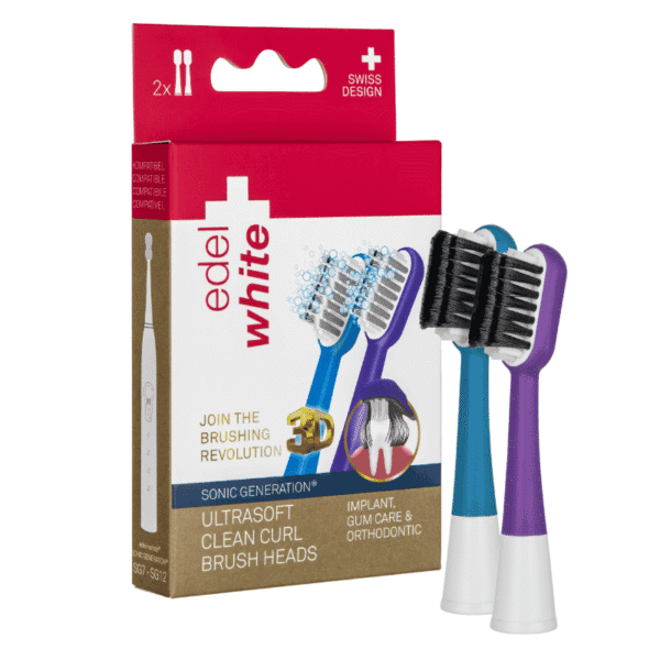 Edelwhite Clean Curl 3D Bürstenköpfe