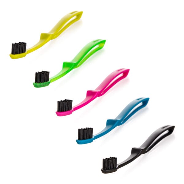 megasmile Loop Zahnbürste mit Aktivkohle-Borsten im Duo PET Box Set – sanfte Zahnaufhellung & Schweizer Design. Abbildung alle Farben, Produktbild.