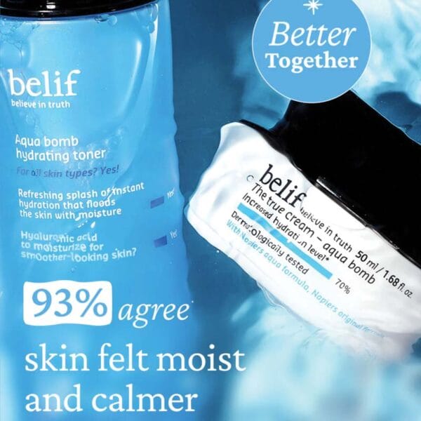 52102223 belif Aqua Bomb Hydrating Toner 200ml - peau hydratée et apaisée