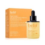 belif Brightening Serum 30ml – Vitamin C & Niacinamid Serum für strahlende, ebenmäßige Haut. Produktfoto mit Verpackung.