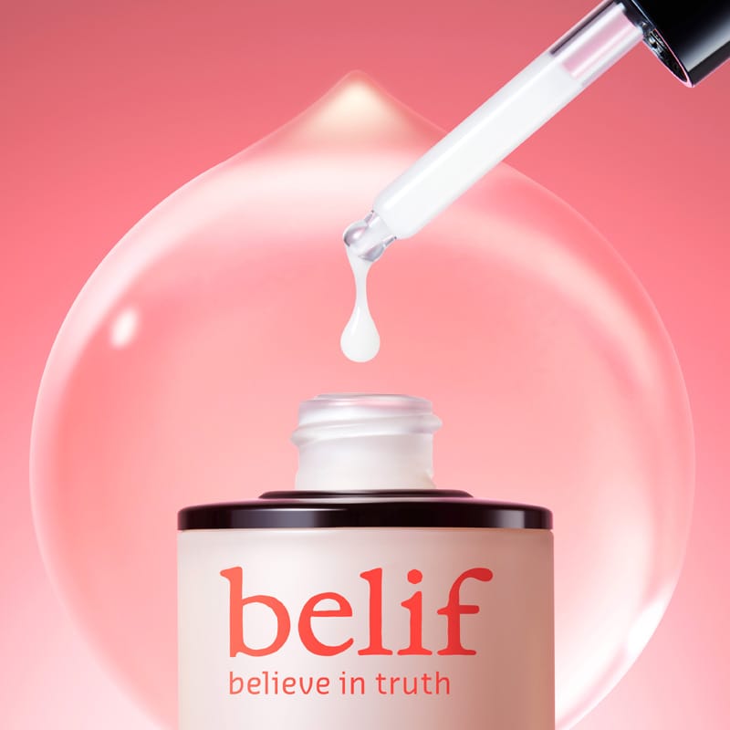 belif Super Drops Retinol & Peptide Barrier Serum 30ml - Anti-ageing serum for firmer skin, refined pores & strengthened skin barrier. Image image Drop