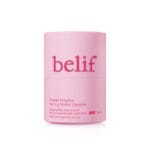 belif Multi Vitamin Pink Lipcerin 15ml - Nourishing lip balm & mask with pink color, cranberry-strawberry aroma and multi-vitamin complex. Product photo shown. 