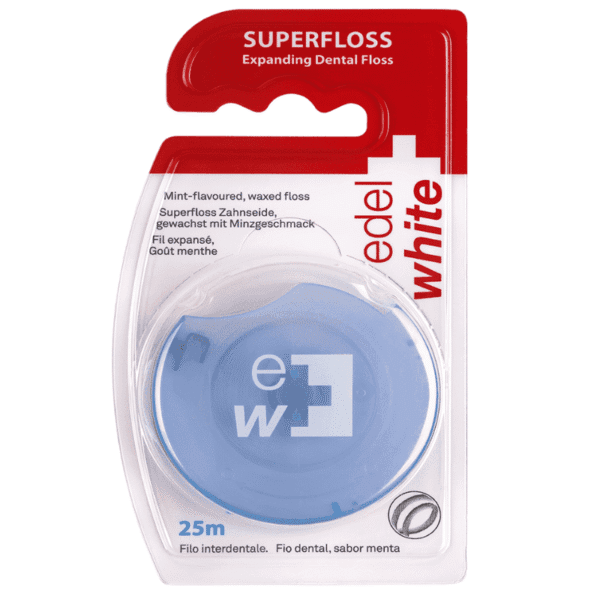 Edelwhite Expanding Superfloss Zahnseide 25m